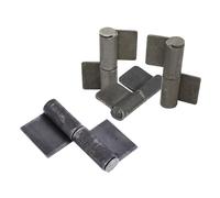 4 PCS Weldable Lift Off Hinges, 45 x 82mm Heavy Duty Weld On Flag Hinge Detachable Door Hinge for Trailer Ramp Gate Door, 2.1mm Thickness (12#)