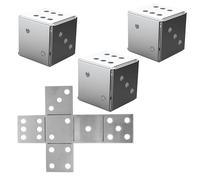 4 PCS Welding Kit Dice Stainless Steels Welding Practice Kit For TIG MIG Gas Arc Arc Stick Welding Training Welding Practice Tools for Beginners