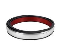 4 Pcs Wheel Arch Protector Trim PVC Soft Anti-Collision Molding Strips Self-Adhesive 1.6M Trimmable Strip 2/3cm Width Options Full-Car Set for Most Vehicles(Chrome Silver,2cm)