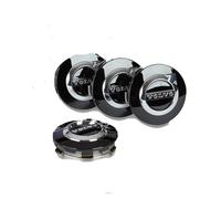 4 Pcs Wheel Centre Caps for Volvo XC60 (2.Gen) Hybrid ab 2017, Car Hub Caps Wheel Hub Covers Waterproof DustProof Car Decoration Accessories,60mm