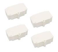 4 Pcs White Plastic Junction Box Cable Connector for Indoor and Outdoor Electrical Communications Fire Fighting Equipment