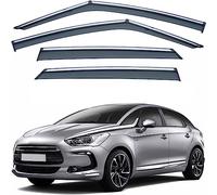 4 Pcs Wind Deflectors for Citroen DS5 Hatchback MK1 2011-2018, Car Tinted Wind Deflectors Sun Visors Rain Shield Wind Shield Window External Accessories