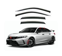 4 Pcs Wind Deflectors for CIVIC Sedan MK11/FE 2022 2023 2024, Car Window Wind Deflector Visor Rain Smoke Guards Stick-On Car Accessories