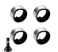 4 PCS Wine Bottle Drip Collar, Stainless Steel Wine Bottle Collars Drip Ring, Wine Bottle Collar Wine Drip Ring, Wine Drip Rings for Parties, Restaurants, Bars & Home Use