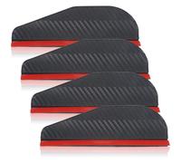 4 Pcs Wing Mirror Rain Deflector Car Rear View Mirror Rain Visor Guard Eyebrow Rainproof PVC Side Mirrors Guards Auto Exterior Rear View Mirrors Eyebrow Protector Cover for SUV Truck Sedan