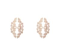 4 Pcs Wood Bowknot Appliques for DIY Decor, French Inspired Brown | Unfinished Solid Wood, Hand-polished Smooth Edges, for Mantels, Boxes and Dresser Mirror Frame Decor