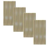 4 Pcs Wood Panels Wall Slat Acoustic Soundproof 3D Fluted Panel Interior | Wall Decor