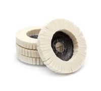 4 Pcs Wool Polishing Wheel Abrasives Buffing Wheel Felt Flap Disc 125mm | Polishing Pads, Angle Grinder Attachments, Wool, for Angle Grinder, to Polishing Buffing, Metal, Wood