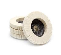 4 Pcs Wool Polishing Wheel Abrasives Buffing Wheel Felt Flap Disc 125mm | Polishing Pads, Angle Grinder Attachments, Wool, for Angle Grinder, to Polishing Buffing, Metal, Wood