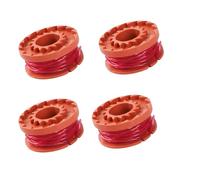4 PCS Worx Strimmer Spool Replacement for WG151/WG154/WG155/WG160/WG163/WG175/WG180/WA0004/WA0010-1.65mm x 3.04m Autofeed Nylon Line, Lawn Mower Trimmer Spool Replacement Accessories