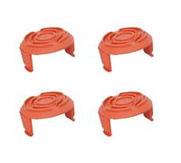 4 PCS Worx Trimmer Spool Cover WA0004/WA0010 Replacement - Durable Plastic Spool Cap Compatible with WG150E/WG154E/WG155E/WG160E/WG163E/WG169E Grass Trimmers