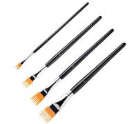 4 Peices Grainer Brush Set, Professional Artist Paint Brushes, Wooden Flat Comb Brush, Durable & Easy To Clean For Crafts Pianting Drawing Coloring Kids Adults