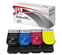 4 PerfecetPrint Compatible Toner Cartridge for Lexmark CX310dn CX310n CX410de CX410dte CX410e CX510de CX510dhe CX510dthe
