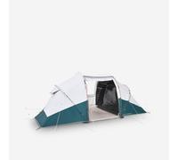 Decathlon 4 Person 2 Bedrooms Camping Tent With Poles Decathlon Black One Size