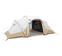 Air Inflatable Camping Tent - 4 Person - 2 Bedroom Quechua Beige One Size