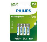 PHILIPS AAA RECHARGEABLE BATTERIES 700mAh NiMH HR03 1.2V Cordless Dect Phones
