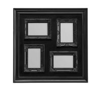 4 Photo Black Plastic Multi Photo Frame | Maren