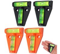 4-Pi/ece Set T Type Spirit Level,Caravan Spirit Level Small,Caravan Levelling Motorhome Gadget,Level Tool,Bubble Leveling Device,Caravan Leveller Device,Mini Caravan Leveller Devices
