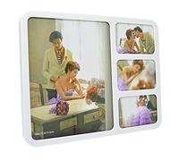 4 Picture Multi Photo Frame - Free Standing & Hangable, Memory Saver Collage | Ideal For Home, Bedroom & Office | Cherish Loving Memories, Loving Gift