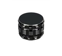 4-Piece Aluminium Herb Spice Grinder, Black