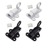 4-Piece Automatic Spring Latch, with 4-Piece Nails, Home Accessories, Suitable for Windows, Cabinets, Tool Boxes, and Courtyard Doors.
