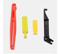 4-Piece Automotive Blade Fuse Puller Tool Set for Car Fuse Holder Removal - Plastic Fuse Extractor for MINI and Standard 30A/20A/15A/10A