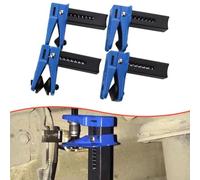 4-Piece Automotive Brake Oil Pipe Clamp Set - Non-Damaging Plastic & Metal Nozzle Clip for Brake Line, Transmission Cooler, AC, and Fuel For Lin