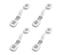 4 Piece Baby Proof Cabinet Strong Adhesive Without Traces Removable Design for Drawers Fridge and Cupboards Baby Latches
