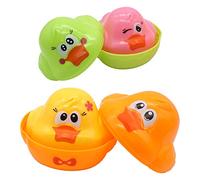 4-Piece Bathing Ducks Set - Floating Bathtub Toys for Baby, Toddler, Boys adn Girls 6+ Months, Fun Water Play Duck Family