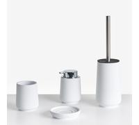 Beliani 4-piece Bathroom Accessories Set Suches White, White