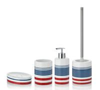 4-Piece Bathroom Set Soap Dispenser Toilet Brush Soap Dish Cup