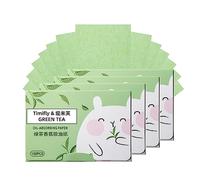 4 Piece Blotting Paper Set, 400 PCS Natural Oil Absorbing Sheets, Face Oil Blotting (Green)