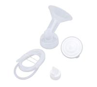 4 - Piece Breastpump Replacement Parts Set for S2 S1 9 Plus Luna MYA, Includes 24mm Flange Duckbill Valve Backflow Protector and Tubing, Compatible Pump Accessory Kit