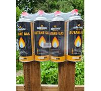 4 Piece Butane Gas Canisters