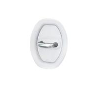 4-Piece Car Door Lock Cover, for Audi Q2 2020-2023 2024 Car Door Lock Decorative Cover, Door Lock Protection, Sports Accessories,B White