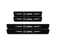 4 Piece Car Door Sill Protector Strips, for Opel Zafira Tourer C 7-seat 2011-2023 2024 2025 Carbon Fiber Anti-Scratch Stickers Kick Plates Accessories,B