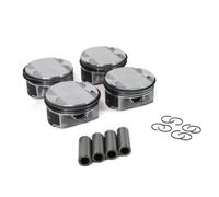 4 Piece Car Engine Piston And Rings Kit 12578324 12578326 12621251 12659419 89018112 Compatible With Captiva Cobalt Equinox HHR Impala 2.4L
