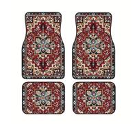 4 Piece Car Mats,for Suzuki Lapin HE22S 2008-2015 Anti-Slip Waterproof Deep All Weather Mats Trim Full Coverage Car Carpet Mats,A