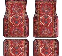 4 Piece Car Mats,for Suzuki Lapin HE22S 2008-2015 Anti-Slip Waterproof Deep All Weather Mats Trim Full Coverage Car Carpet Mats,C