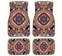 4 Piece Car Mats,for Suzuki Lapin HE22S 2008-2015 Anti-Slip Waterproof Deep All Weather Mats Trim Full Coverage Car Carpet Mats,D