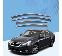4-Piece Car Wind Deflectors for Subaru Legacy Sedan MK5-BM-BR 2010-2014 - Rainproof Window Visors, Noise Reduction, Easy In-Channel Install, Better Ventilation Reduces Wind Turbulence