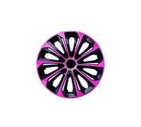 Wheel trim 15 inch Black Extra Strong Pink/Set of 4