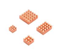4-piece copper heatsink enhances cooling for RPI 4B development board