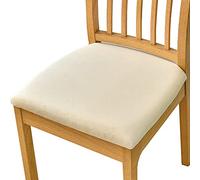 4-Piece Dining Chair Covers, Non-Slip Universal Soft Protection, Stretch Velvet for Home Decor, Dining Room & Hotel Chairs, Elegant & Design