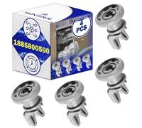 4 Piece Dishwasher Wheels for Upper Basket with the Original Code 1885800500 for Beko for Arcelik - Warranty 10 Years - MONTERAL