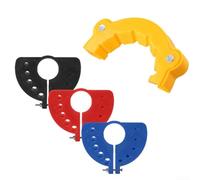 4-Piece Drill Bit Sharpening Jig for Angle Grinder with Adjustable Angle Guide to Maintain Precise Point Geometry