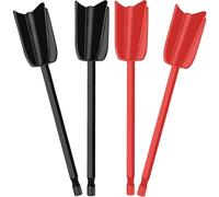4-Piece Drill Mixer Attachment Set for Paint, Cement, and Resin - Universal Fit