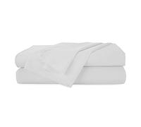 4-Piece EcoPure Full Size Sheets Set | 100% Organic Cotton Sheets | Comfort Washed Sheets | Cooling | Deep Pocket Bed Sheets | GOTS Certified | White