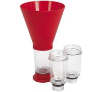 4 Piece Engine Oil Funnel - Hands Free - Fastens & Seals - Engine Filler Funnel