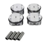 4-Piece Engine Piston and Ring Set Compatible with 2.4L Captiva, Cobalt, Equinox, HHR, and Impala - Replaces OEM Numbers 12578324, 12578326, 12621251, 12659419, 89018112